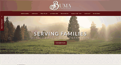 Desktop Screenshot of bumafuneralhome.com
